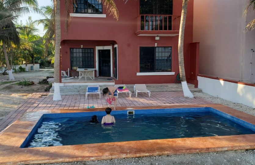 Beachfront House and Lot For Sale in Puerto Morelos