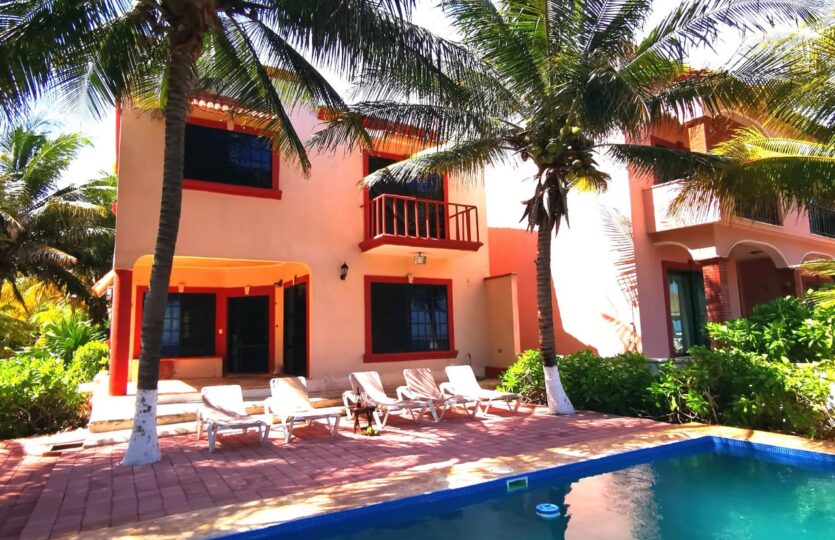 3 Bedroom Beachfront House For Sale in Puerto Morelos