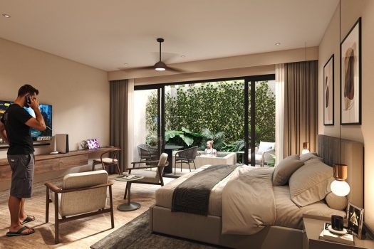 Studio with Pool for Sale in Playa del Carmen