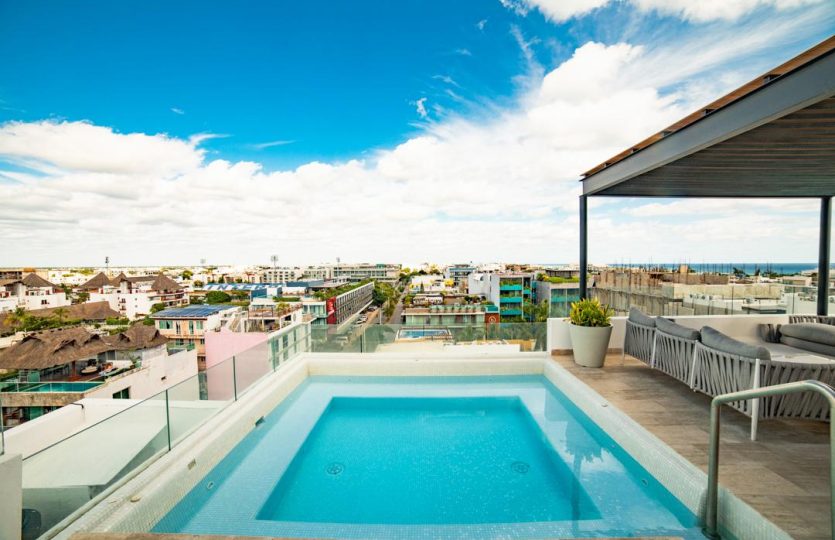 Estudio en venta en Agama Beach Studios, Playa del Carmen