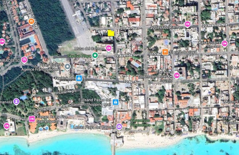 Downtown Playa del Carmen Lot for Sale | 693 sqm Investment Opportunity
